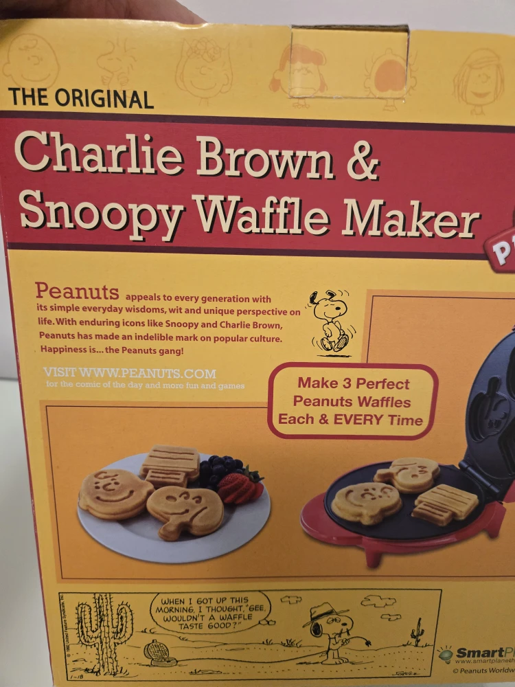 Charlie Brown & Snoopy Waffle Maker - Peanuts - photo 4