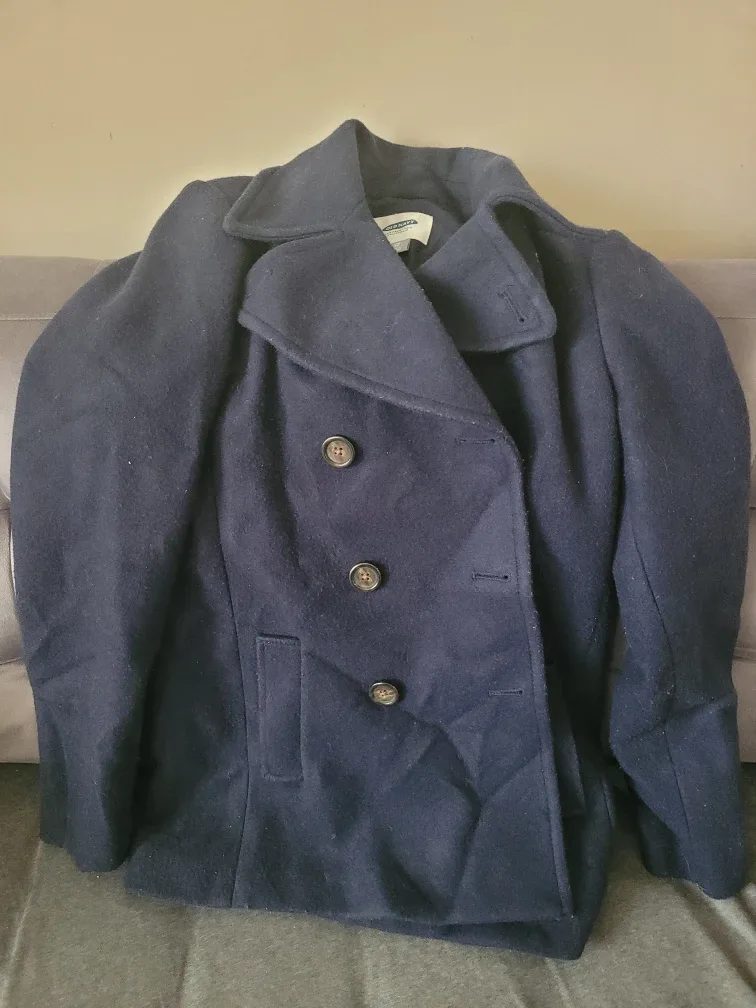 Old Navy Navy Blue Peacoat XS