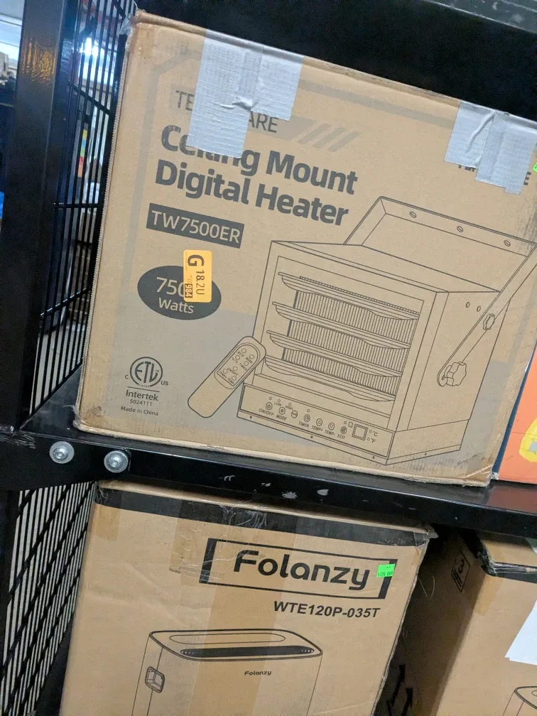 TechCare Ceiling Mount Digital Heater - New in Box!