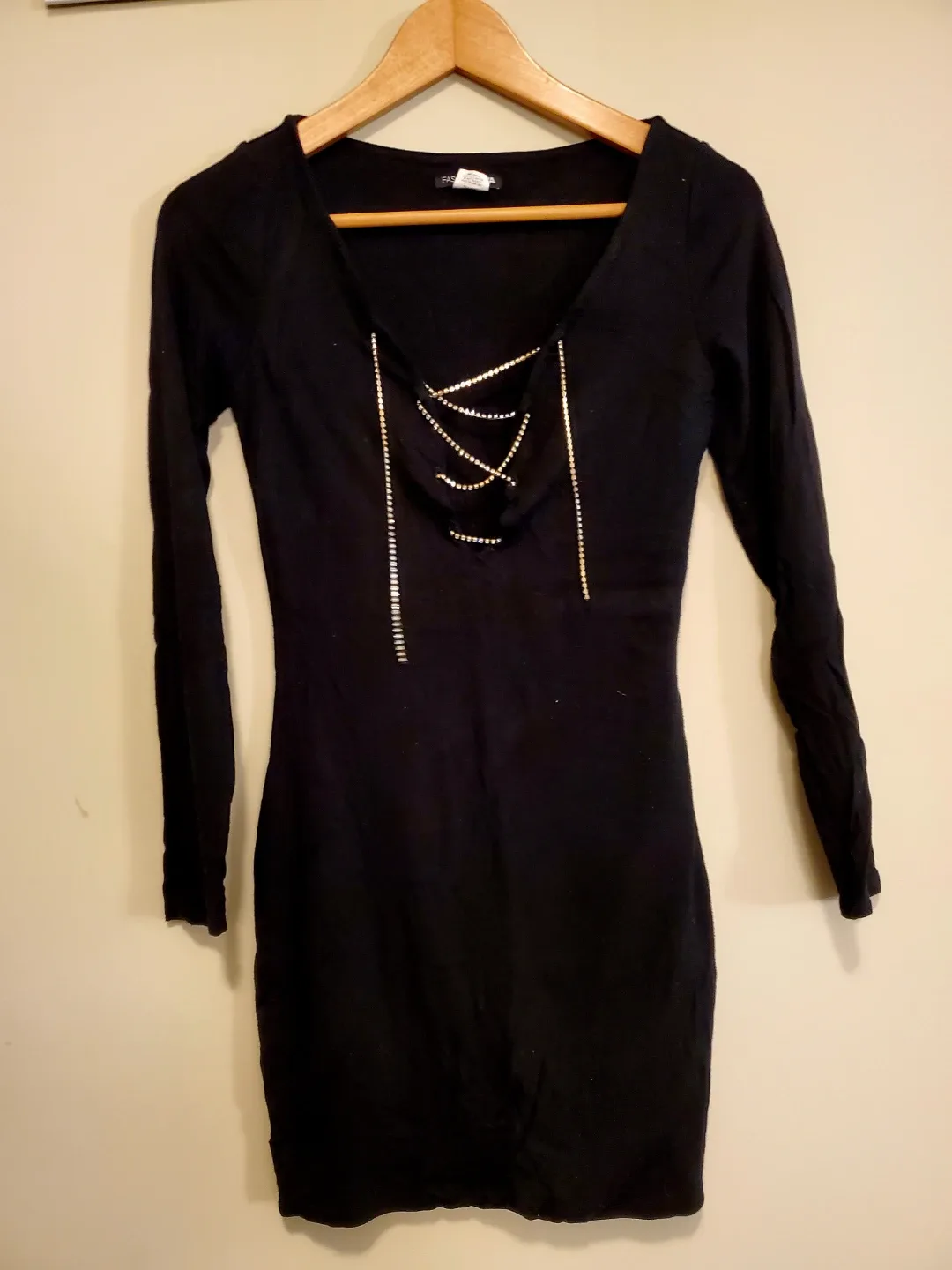 Fashion Nova Black Mini Dresses XS image indicator(6)