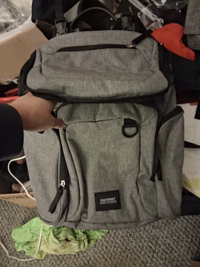 Eastsport Gray diaper bag