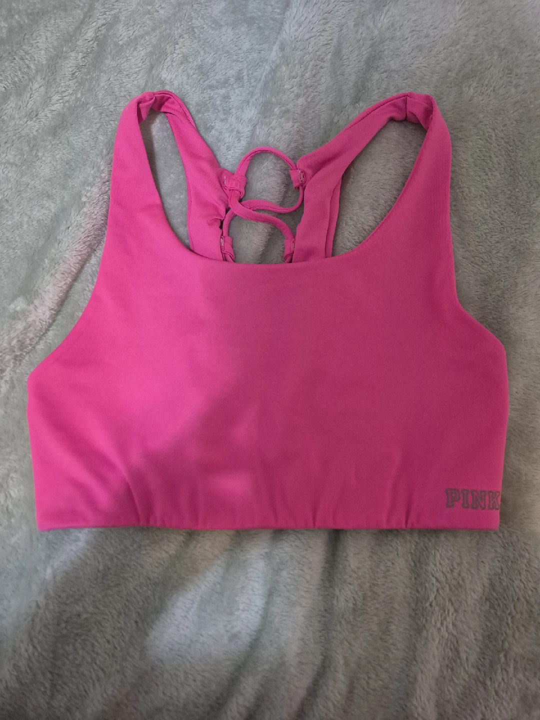 PINK Victoria's Secret Hot Pink Sports Bra