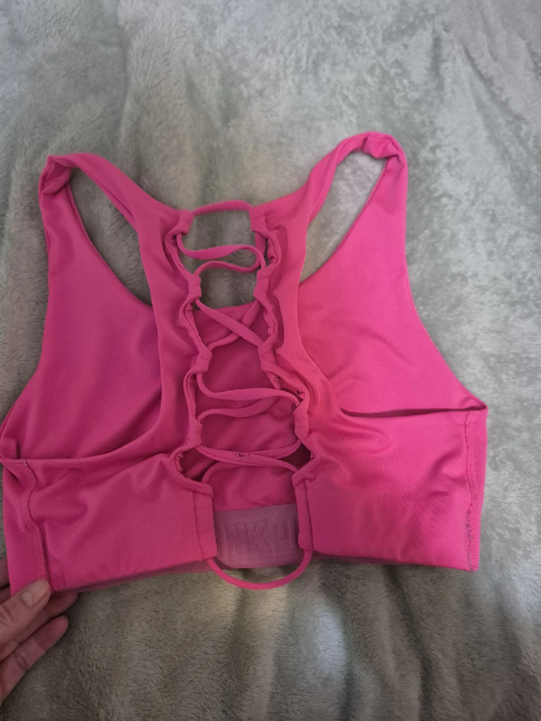 PINK Victoria's Secret Hot Pink Sports Bra - photo 2