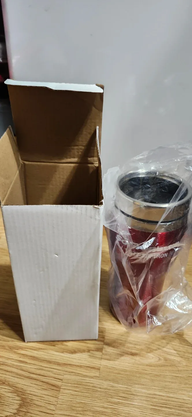 TWO (EACH $2)Softron Red Stainless Steel Tumbler image indicator(2)