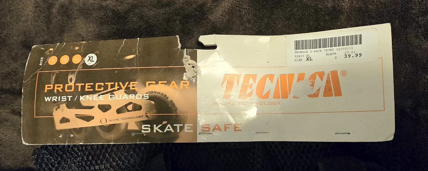 Tecnica XL Protective Gear Set - Wrist & Knee Guards