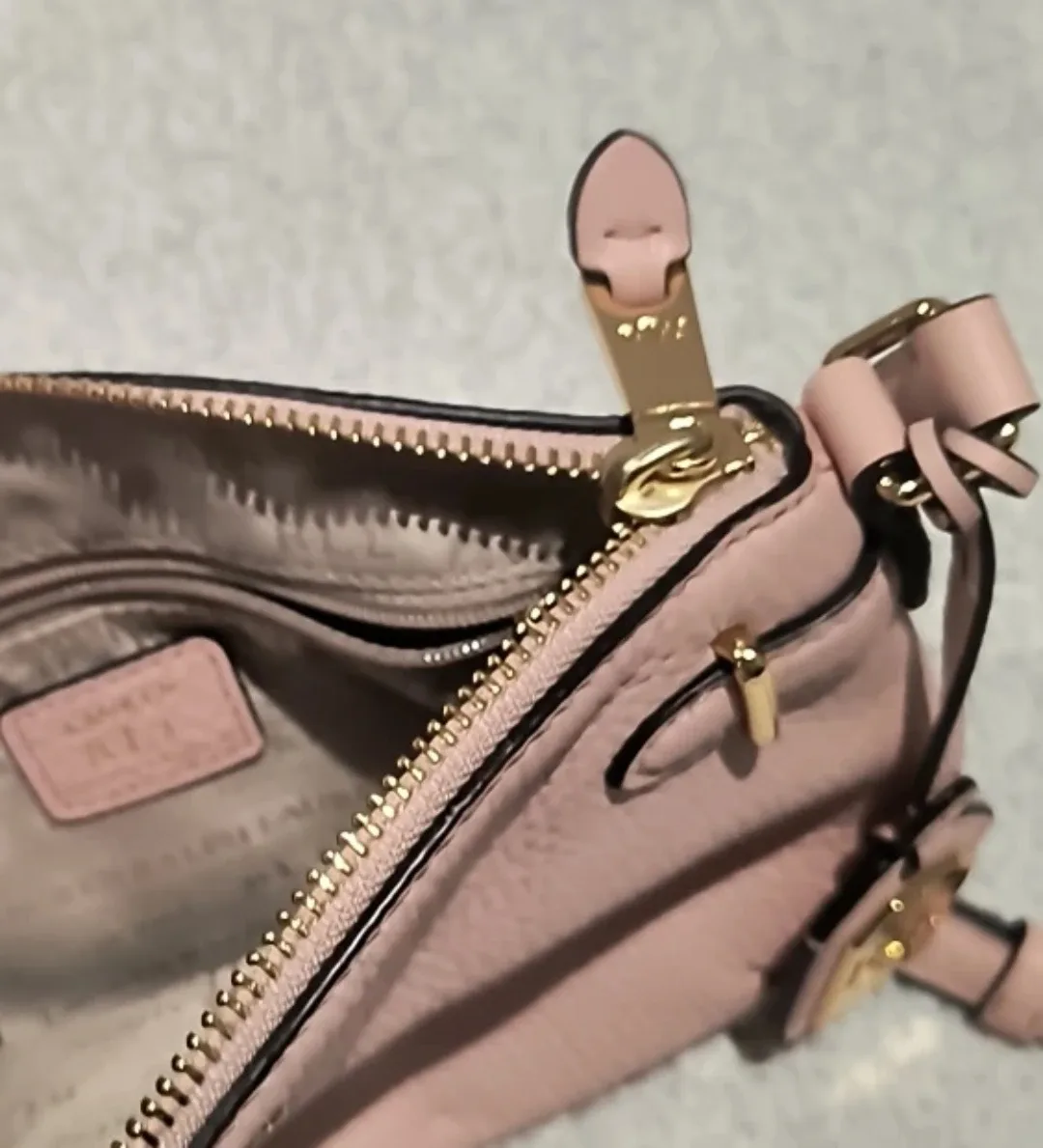 Ralph Lauren Pink Crossbody Bag image indicator(7)