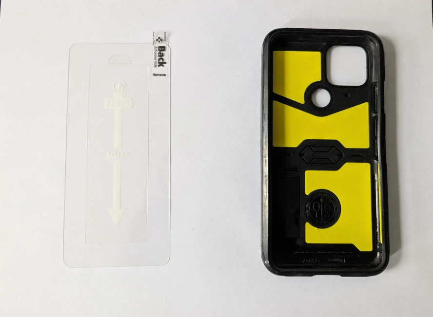 Spigen Tough Armor Phone Case + Screen Protector: Google Pixel 5 - photo 2