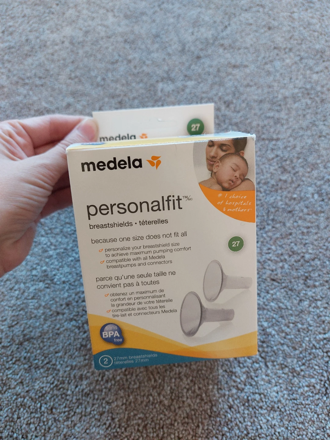 Medela personalfit breastshields 2 pcs size 24 mm