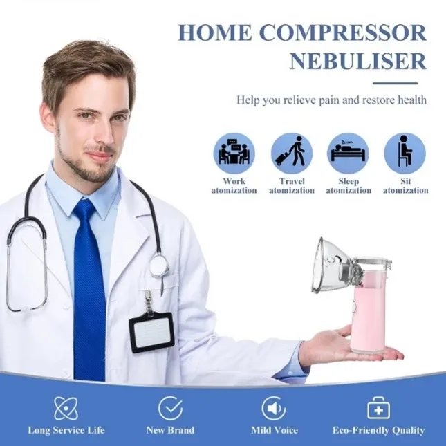 NEW Portable Nebulizer - Pink image indicator(4)