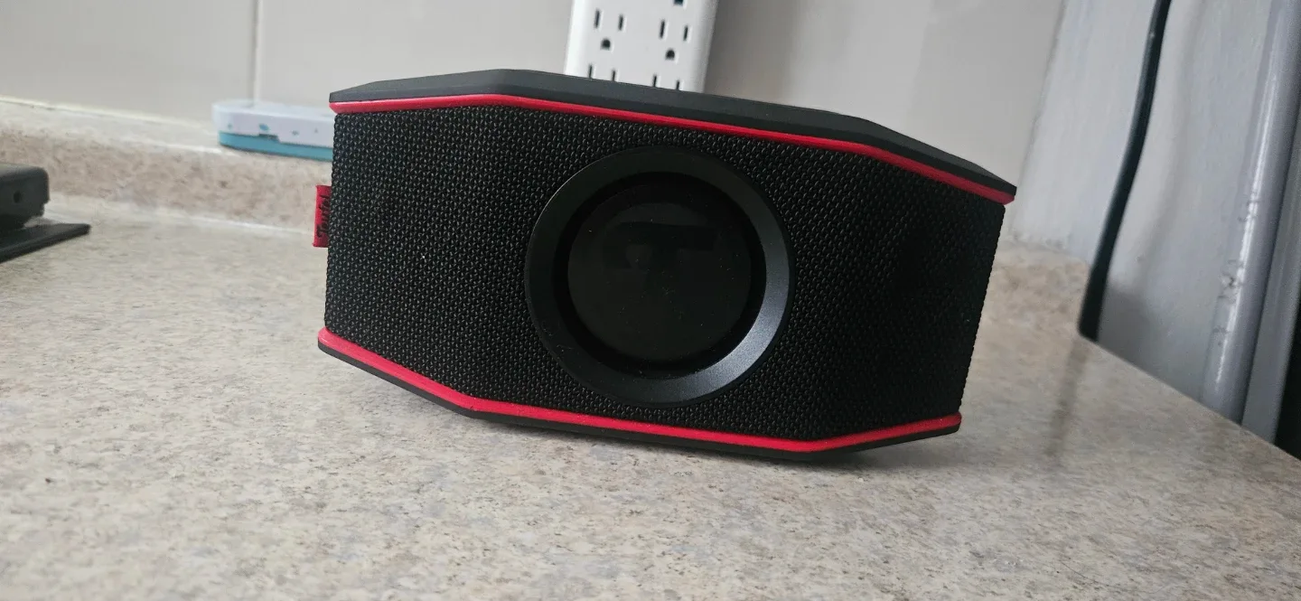 Teufel Boomster Go Bluetooth Speaker - Black/Red thumbnail