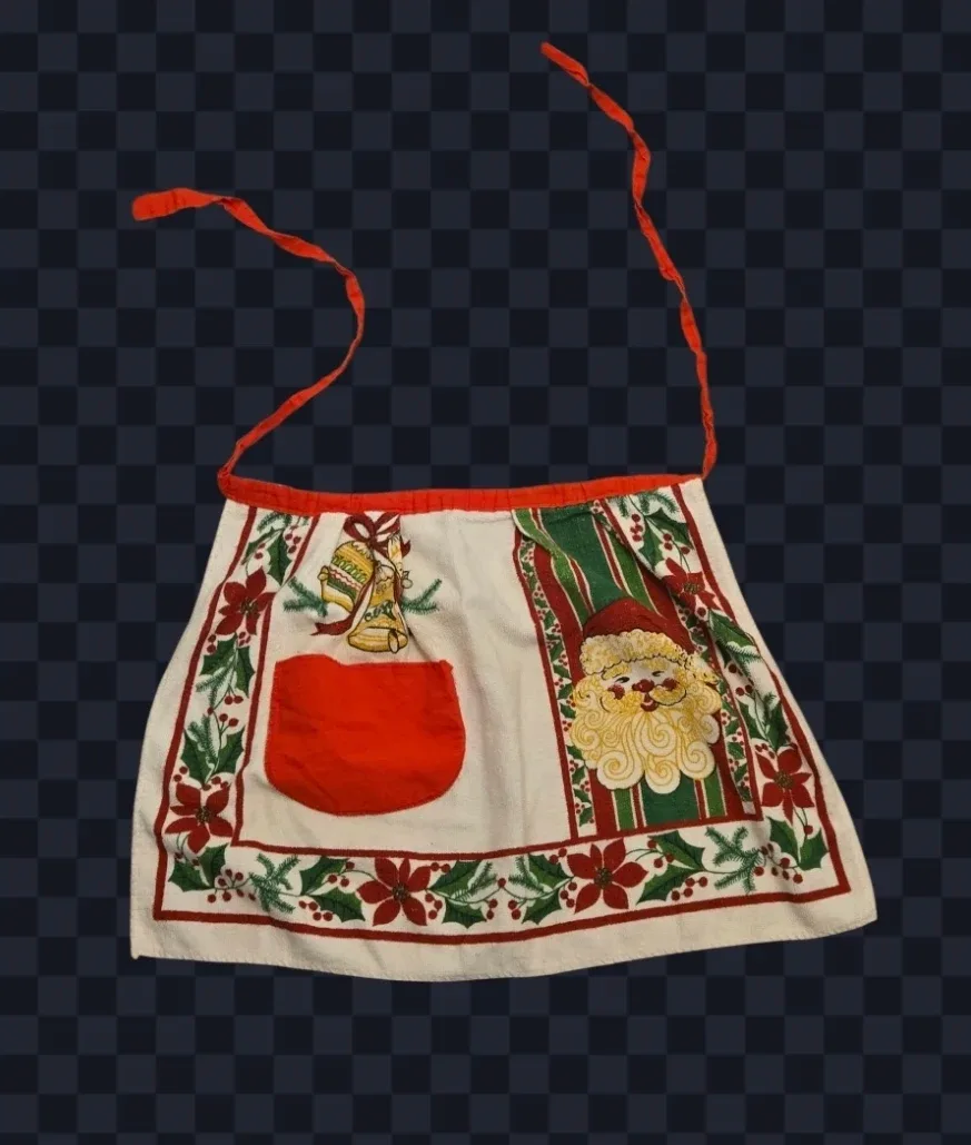 Vintage Christmas Apron