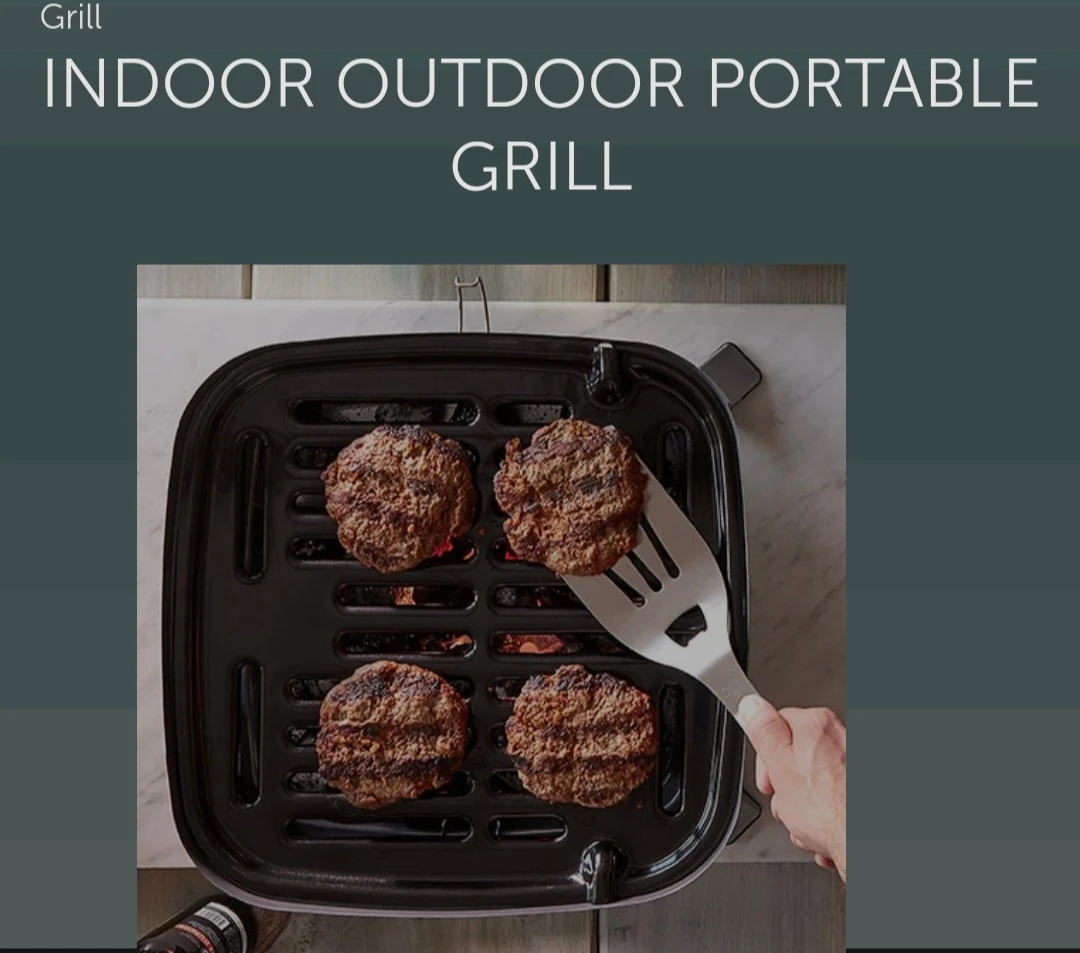 Pampered Chef Indoor Outdoor Portable Grill - photo 2