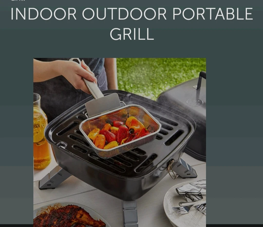 Pampered Chef Indoor Outdoor Portable Grill - photo 4