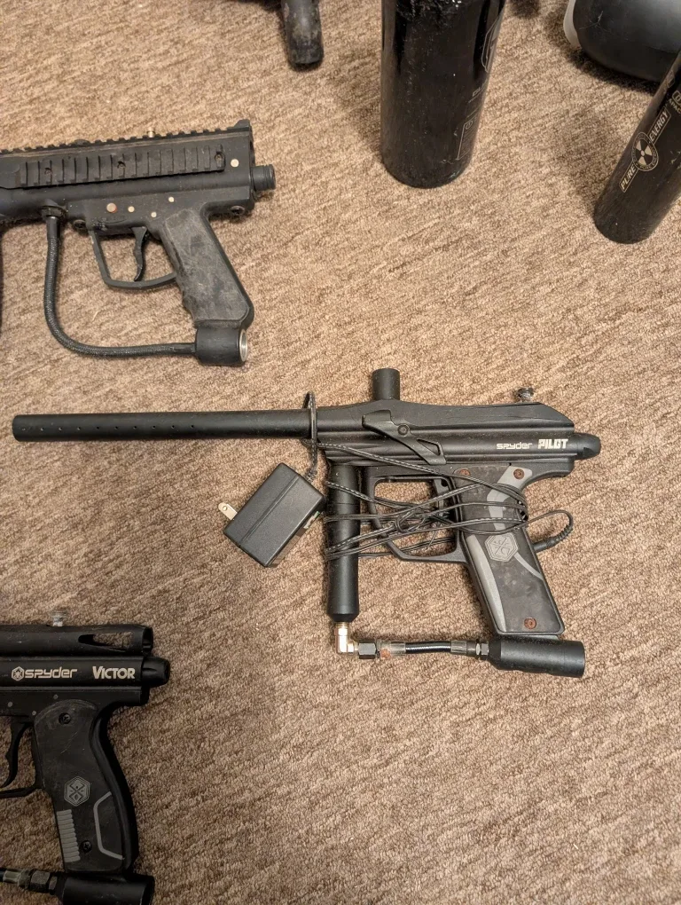 Paintball Gun Lot - Spyder Pilot, Outkast image indicator(6)