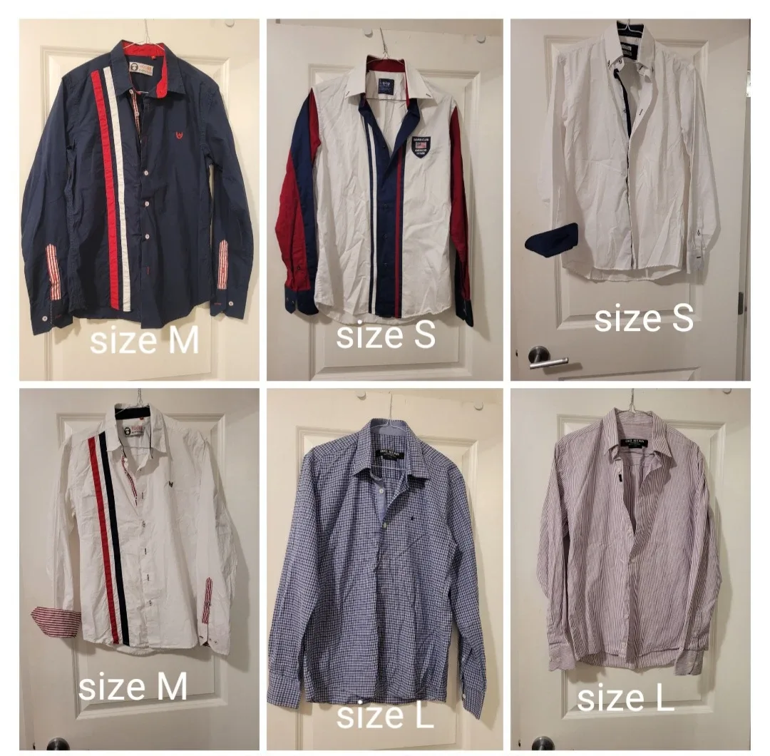 Men's Dress Shirts - Sizes S, M, L thumbnail