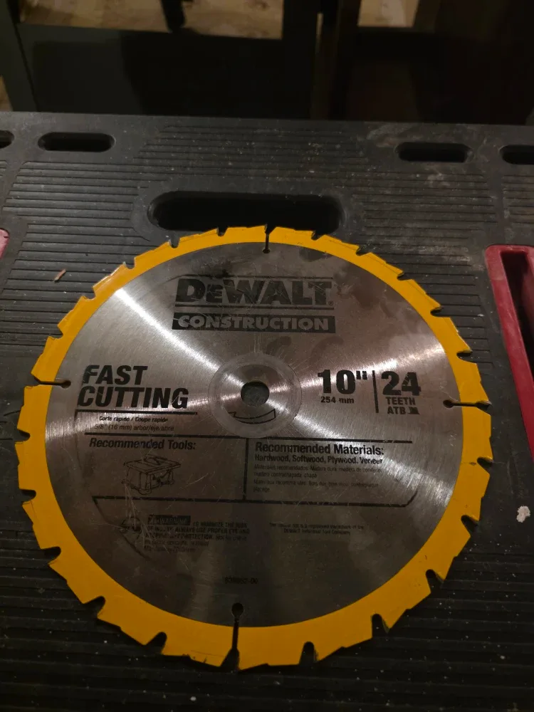 DeWalt 10" Fast Cutting Saw Blade