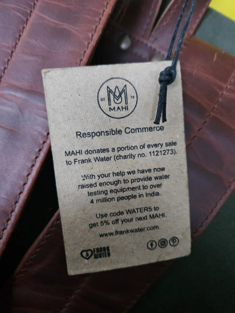 MAHI Leather Backpack - Olive Green & Brown image indicator(4)