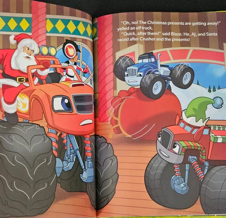 Blaze and the Monster Machines Christmas Book image indicator(2)