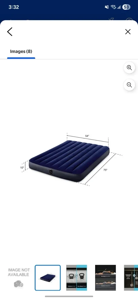 Intex Dura-Beam Standard Air Mattress - Single image indicator(2)