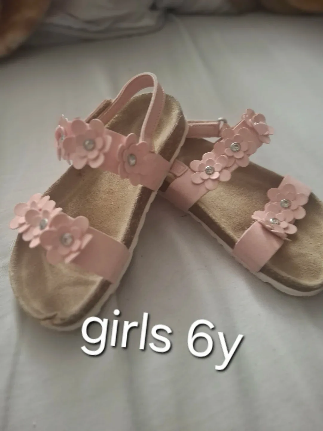 Girls' Pink Sandals - Size 6 thumbnail
