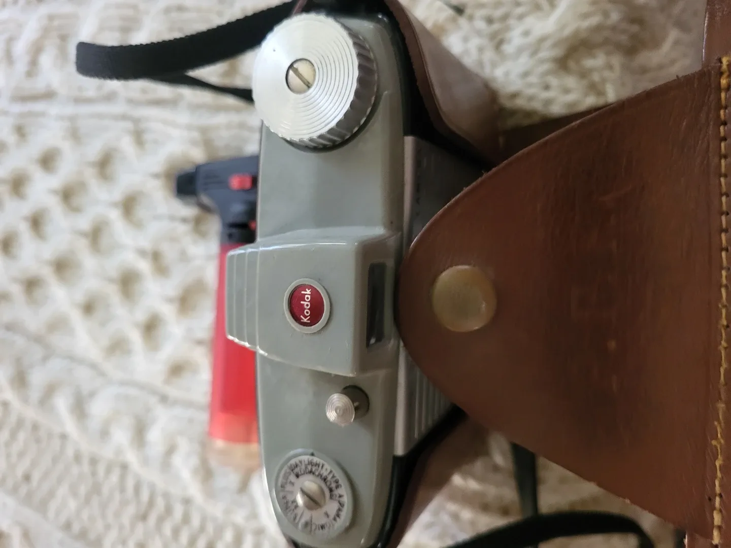 Vintage Kodak Anastron Lens Camera w/ Case image indicator(2)