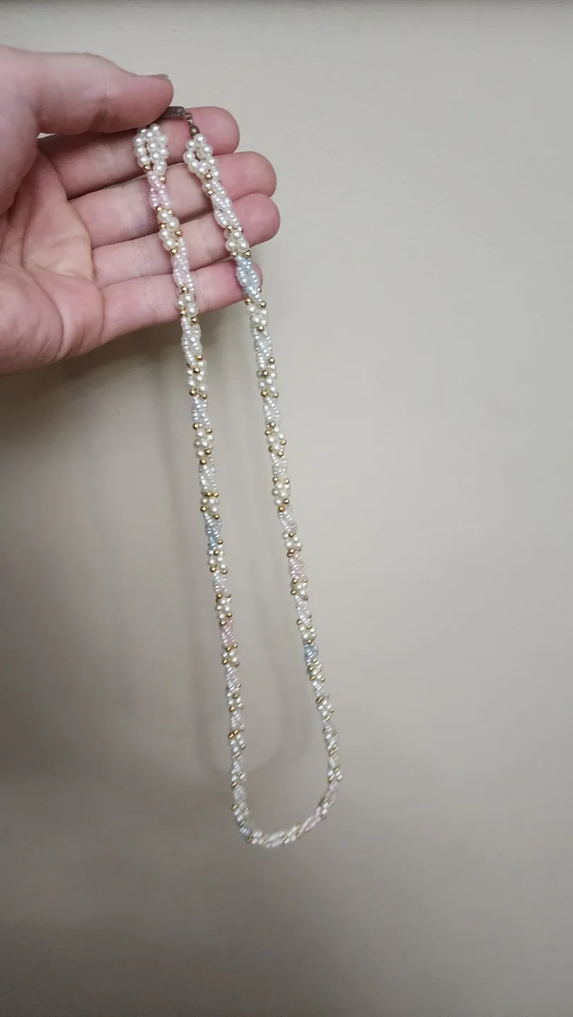 Beaded Pearl Necklace image indicator(2)