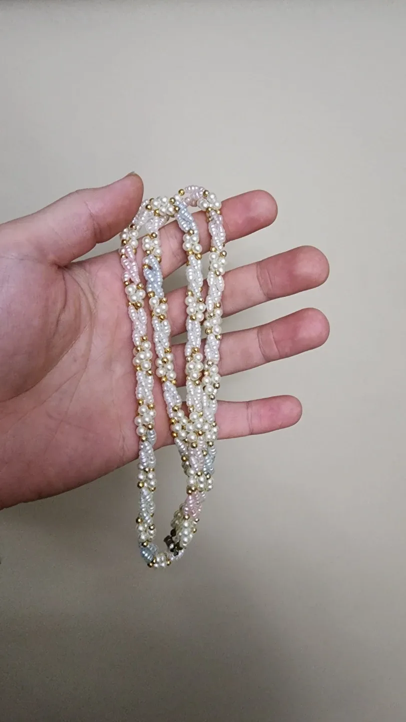 Beaded Pearl Necklace