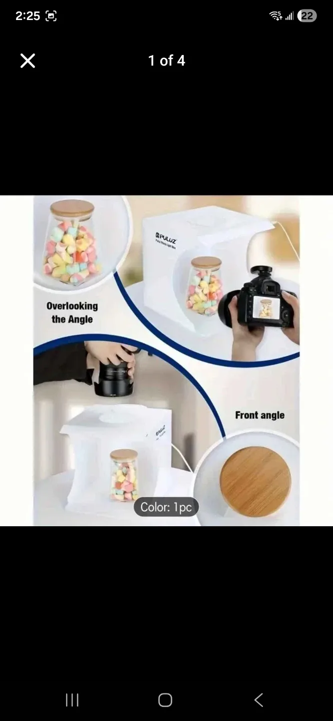 PULUZ Photo Light Box Studio image indicator(4)