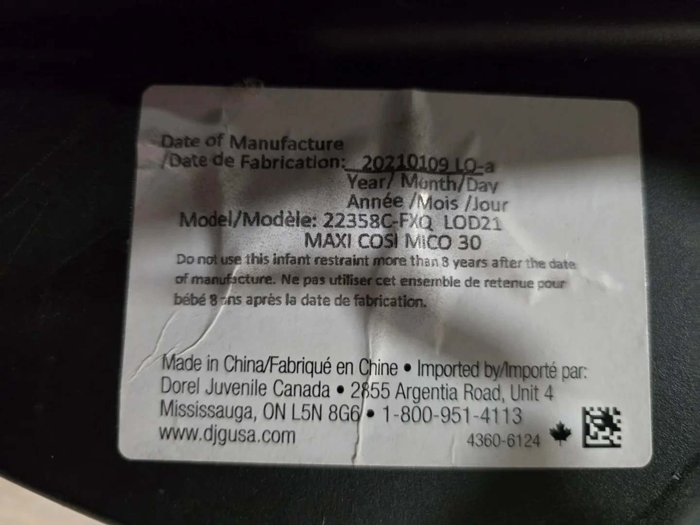 Maxi Cosi Carseat + 2 Bases image indicator(5)