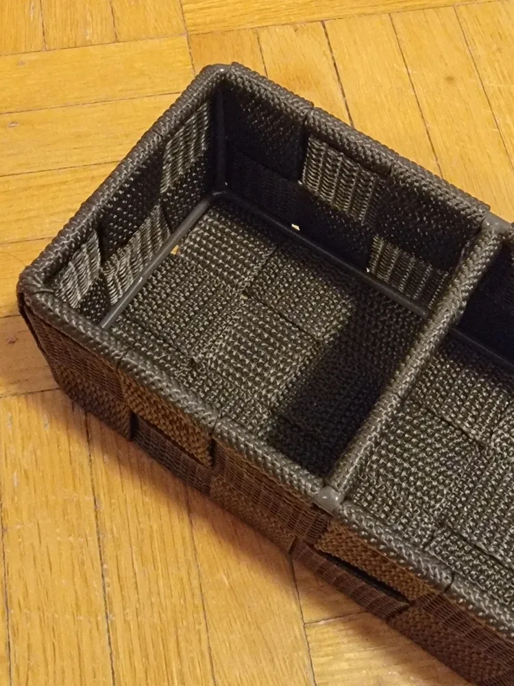 🥕Brown Woven Storage Organizer🥕 image indicator(5)