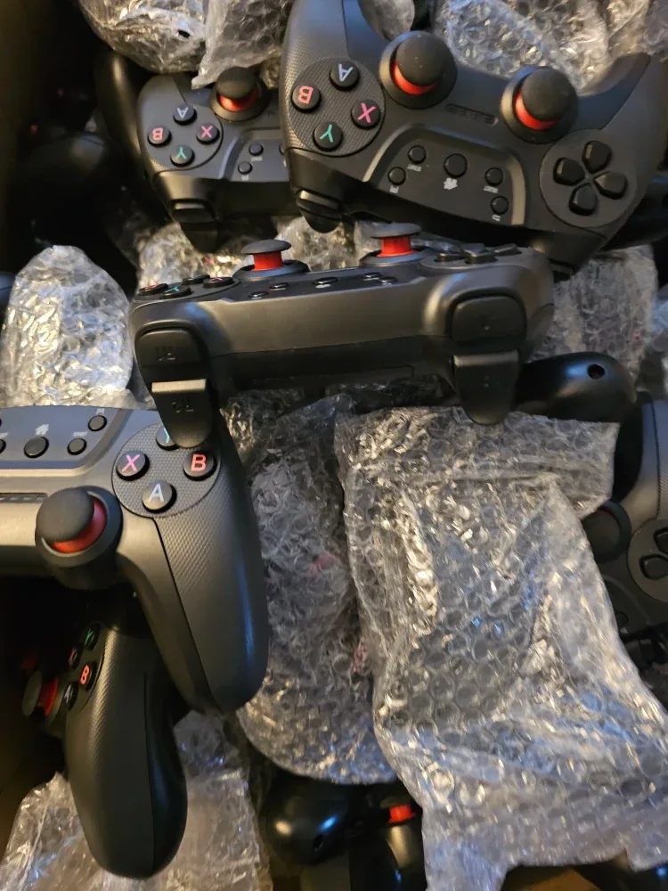 Generic Black Wireless Game Controllers image indicator(5)