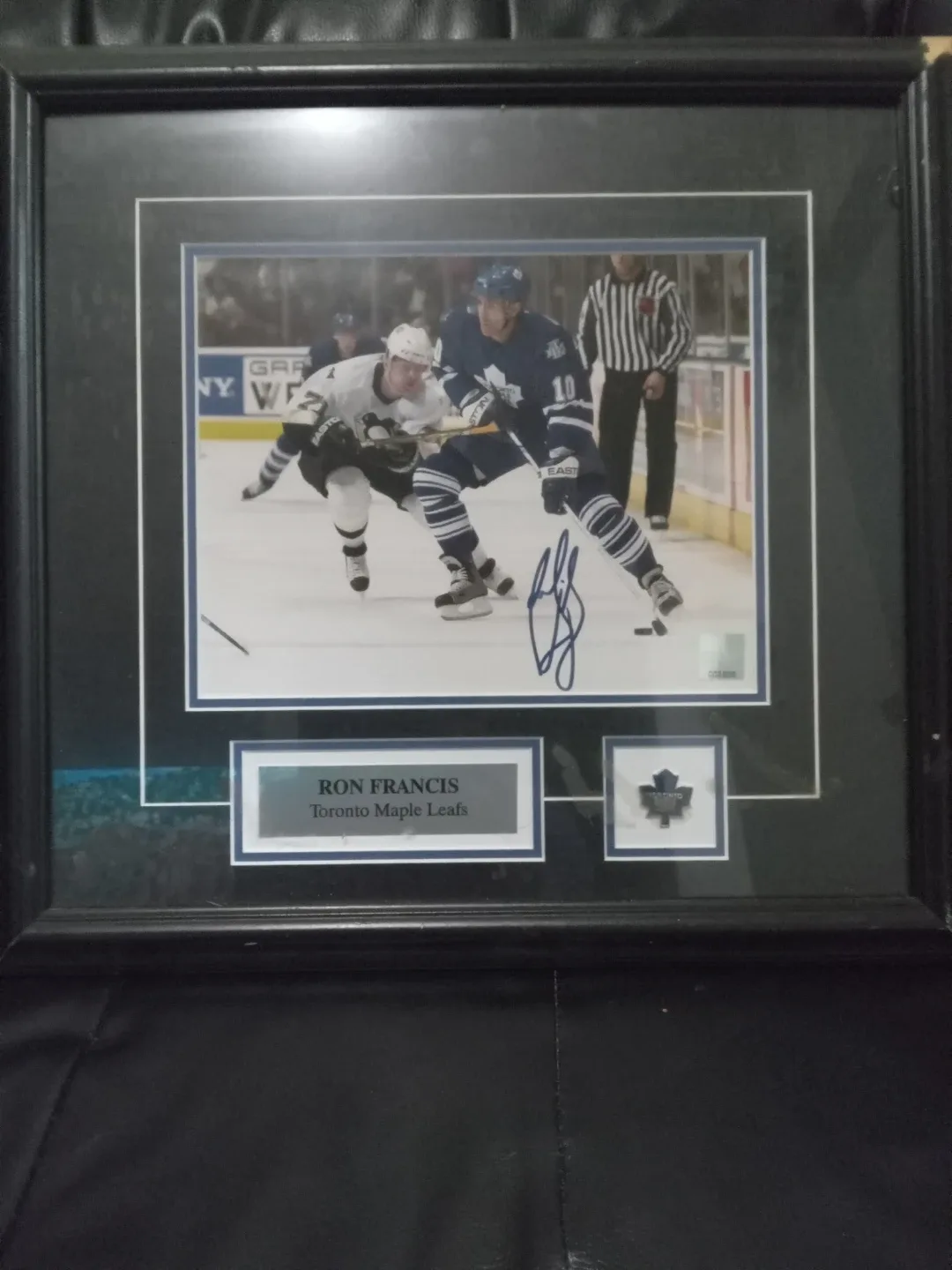 Ron Francis Toronto Maple Leafs Autographed Photo