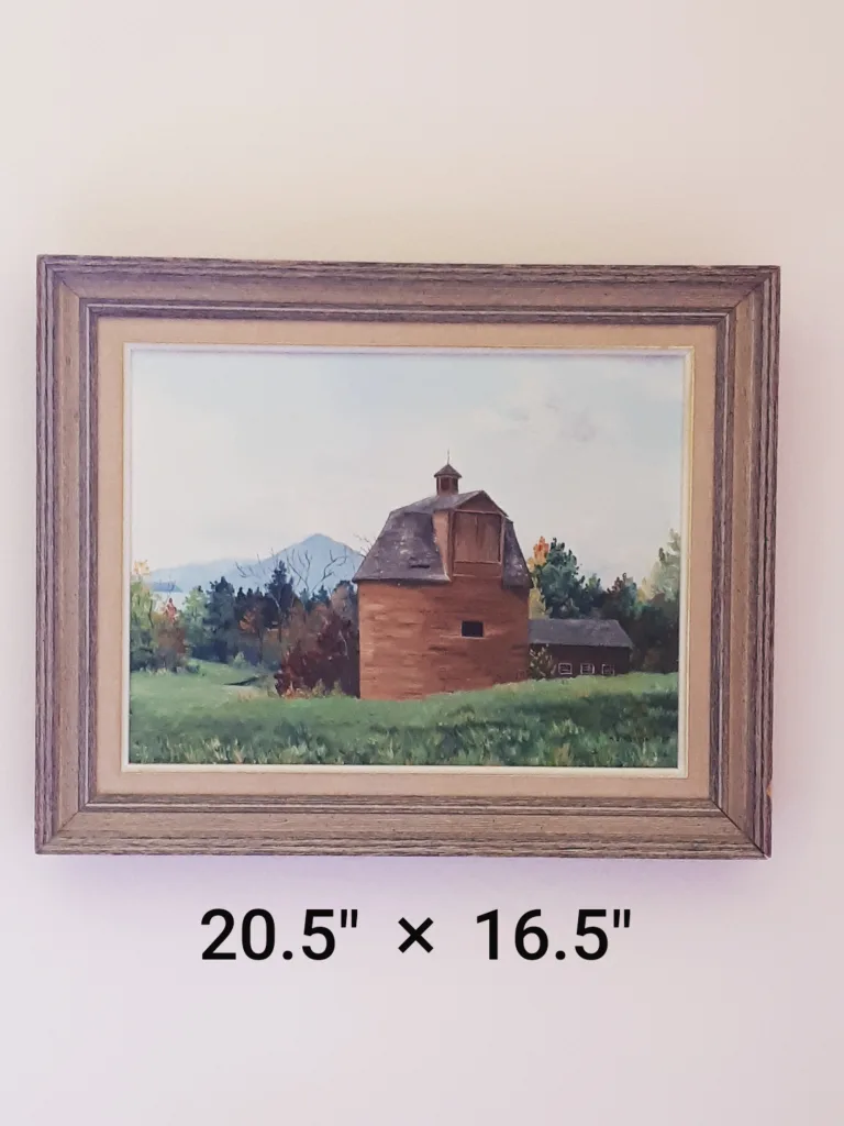 Original Landscape Painting by Mary Martin: Rural Scene thumbnail