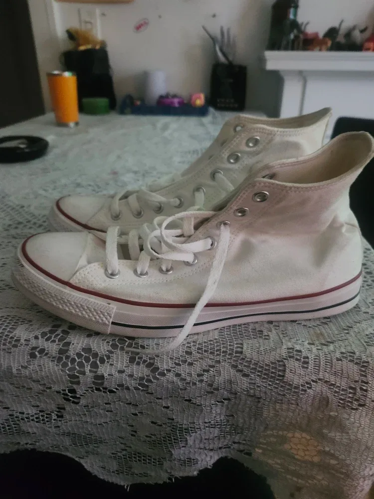 Converse All Star Hi, blanches