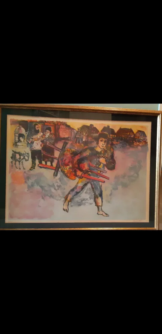 Framed Walter Spitzer Lithograph thumbnail