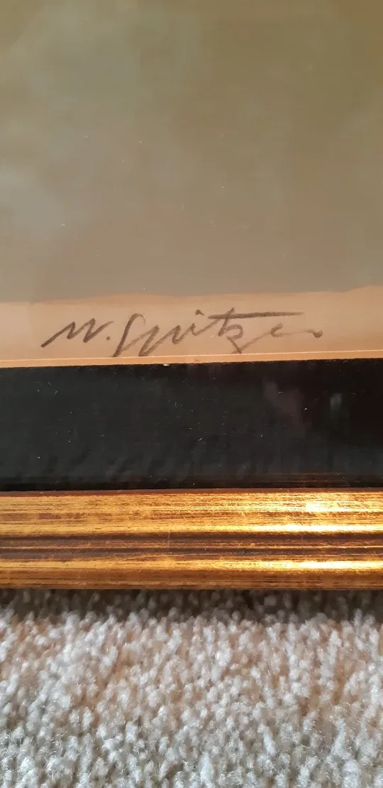 Framed Walter Spitzer Lithograph image indicator(2)