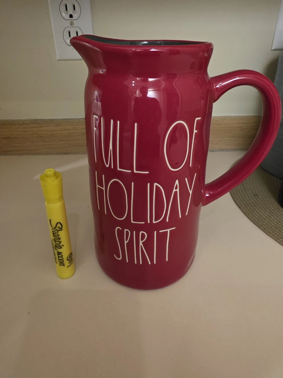 Rae Dunn Holiday Spirit Pitcher - photo 2