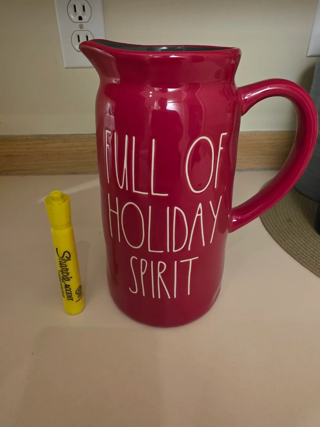 Rae Dunn Holiday Spirit Pitcher image indicator(2)