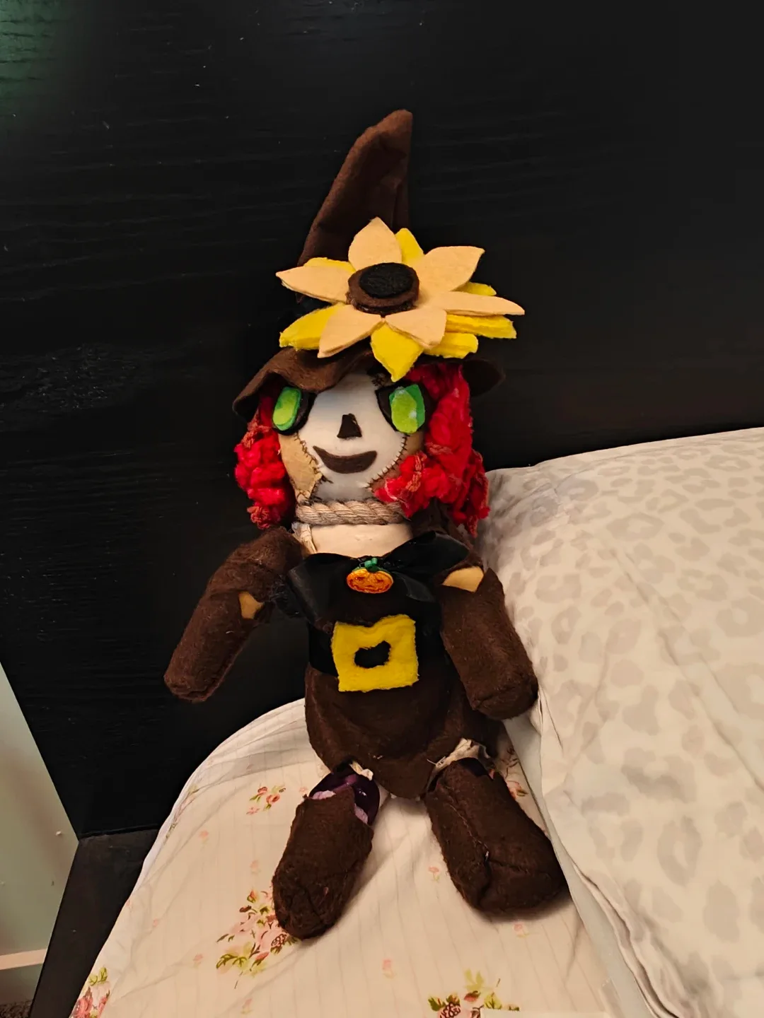 Handmade Halloween Witch Doll image indicator(6)