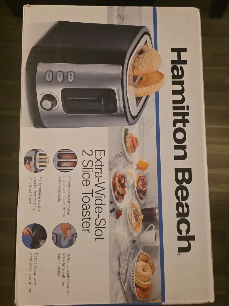 Hamilton Beach Extra-Wide Slot 2 Slice Toaster