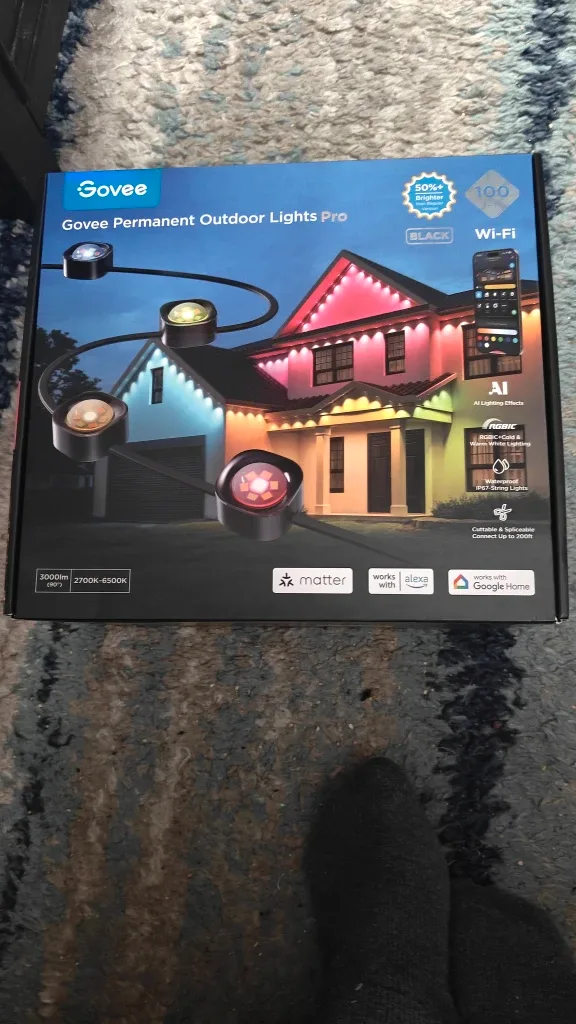 New Govee Permanent Outdoor Lights Pro - Black