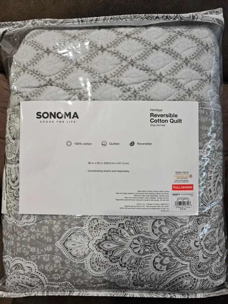 Sonoma Heritage Reversible Cotton Quilt (Full/Queen) image indicator(2)