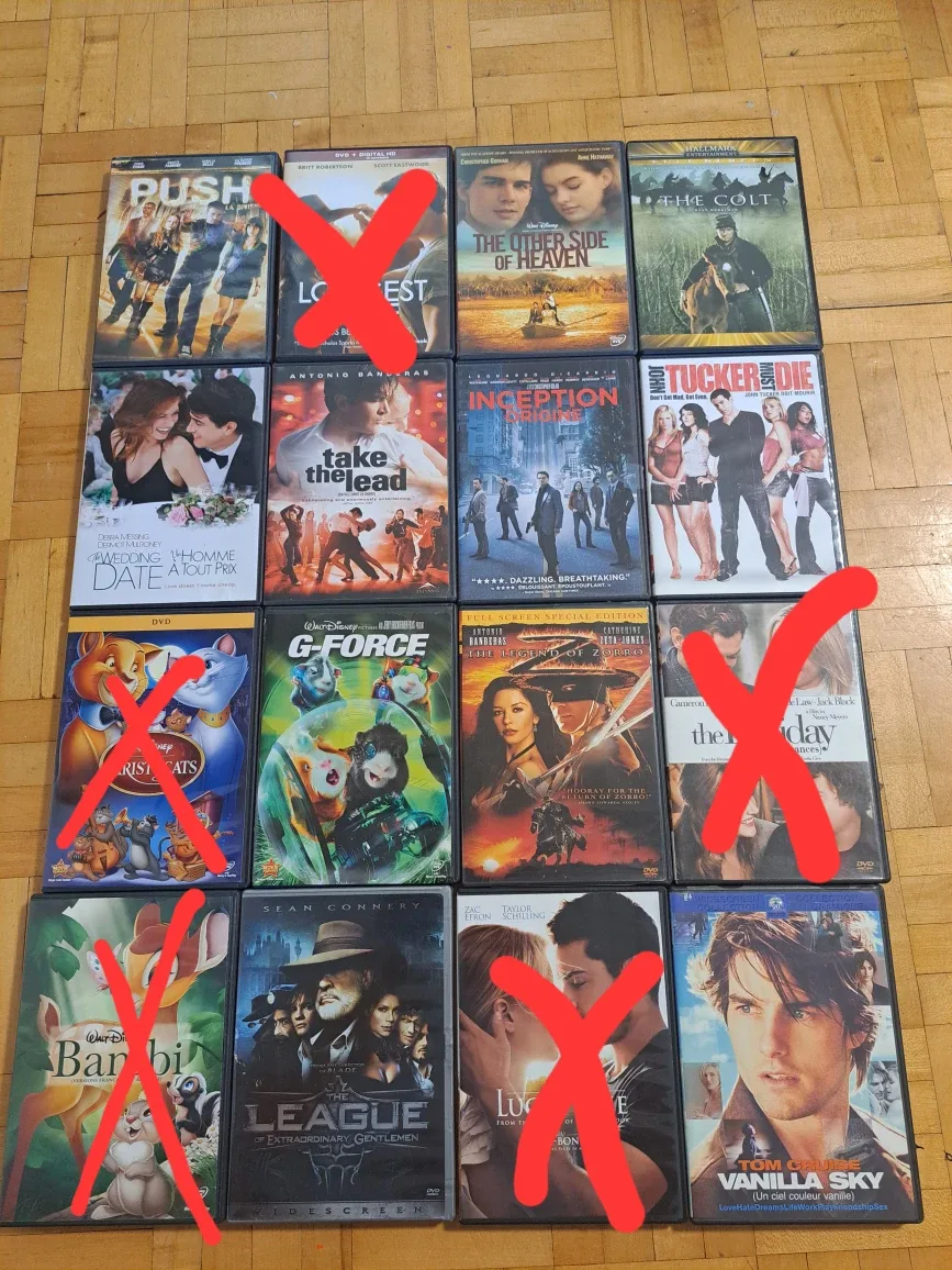 Mixed DVD Movies Lot image indicator(5)