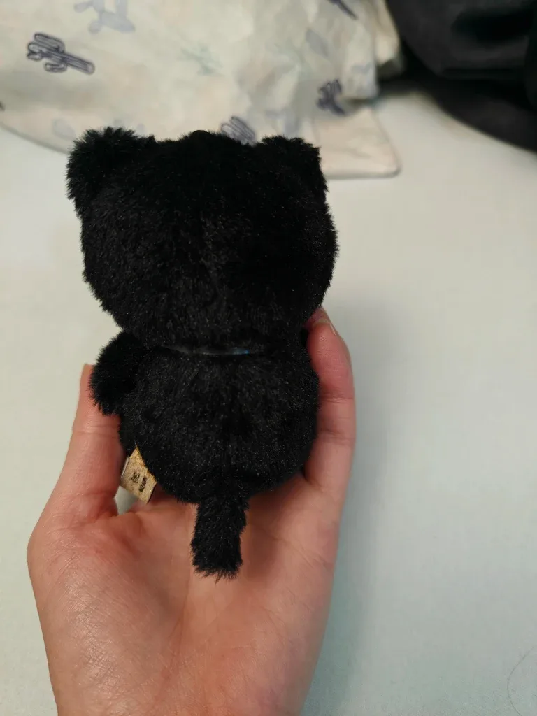 Twinkle Funny Black Bear Mini Plush image indicator(7)