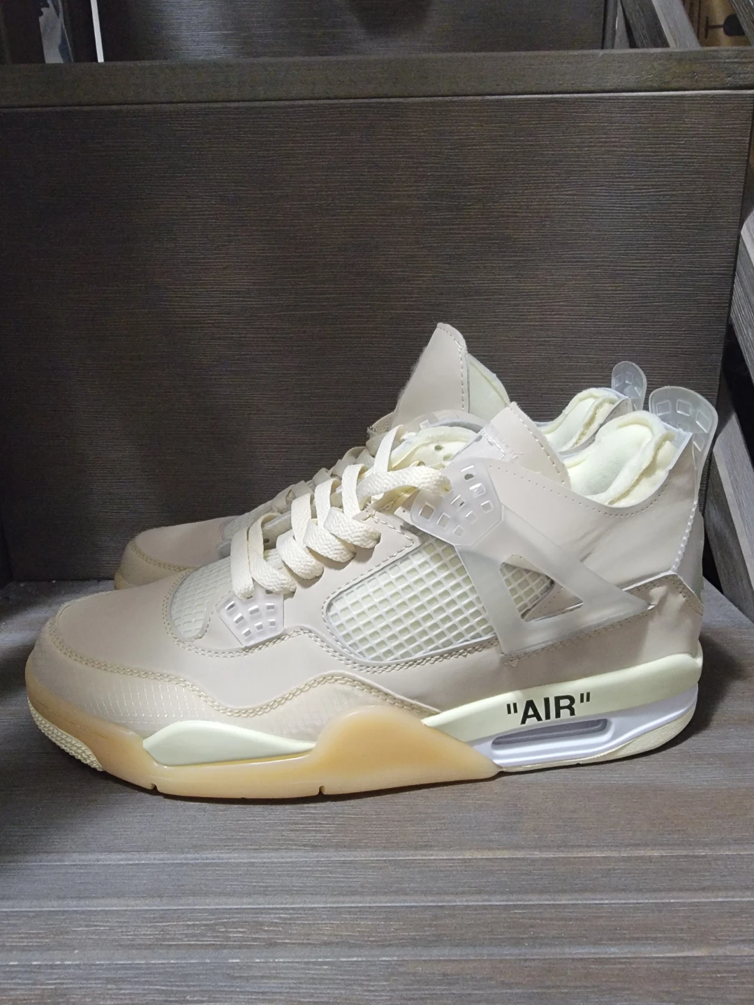 Nike Air Jordan 4 Retro Off-White Sail - photo 3