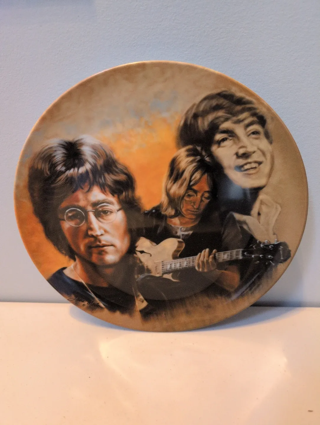 John Lennon Commemorative Plate