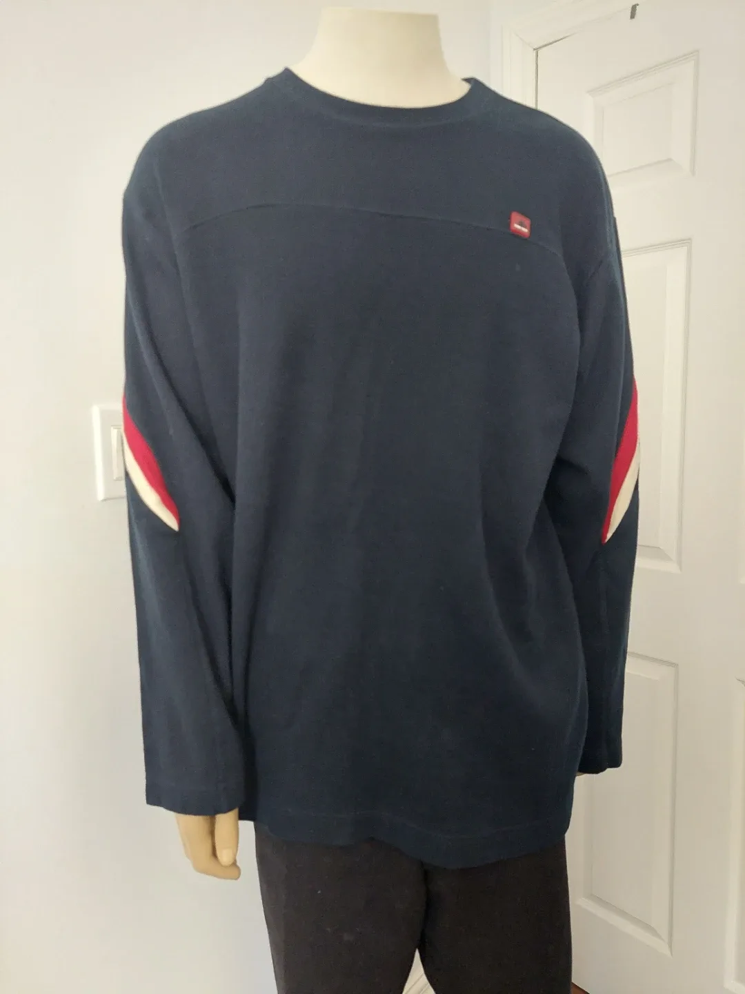 Point Zero Navy Long Sleeve Shirt Large thumbnail