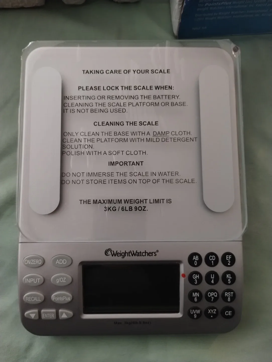 Weight Watchers Electronic Food Scale image indicator(4)