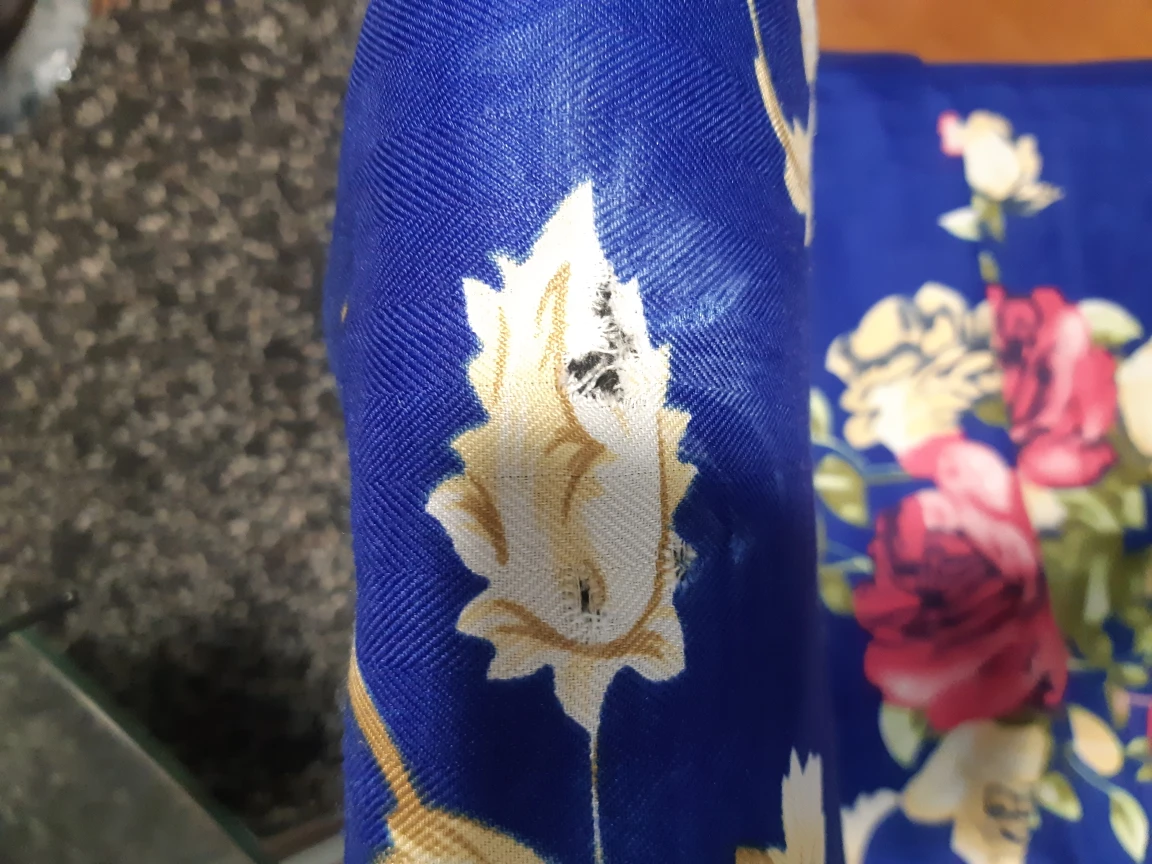 Kenzo Floral Print Scarf - Blue - photo 3