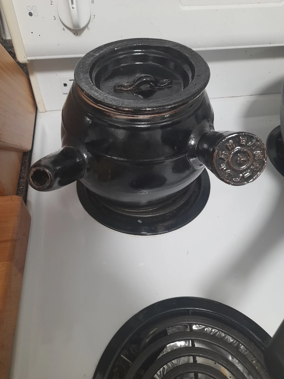 Vintage chinese medecine pot also know as a teapot - photo 3